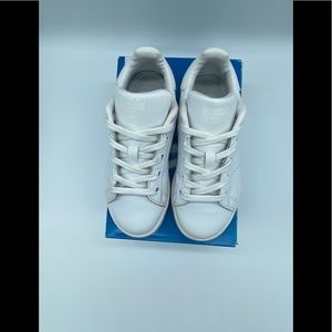 Classic white on white Stan Smith sneakers